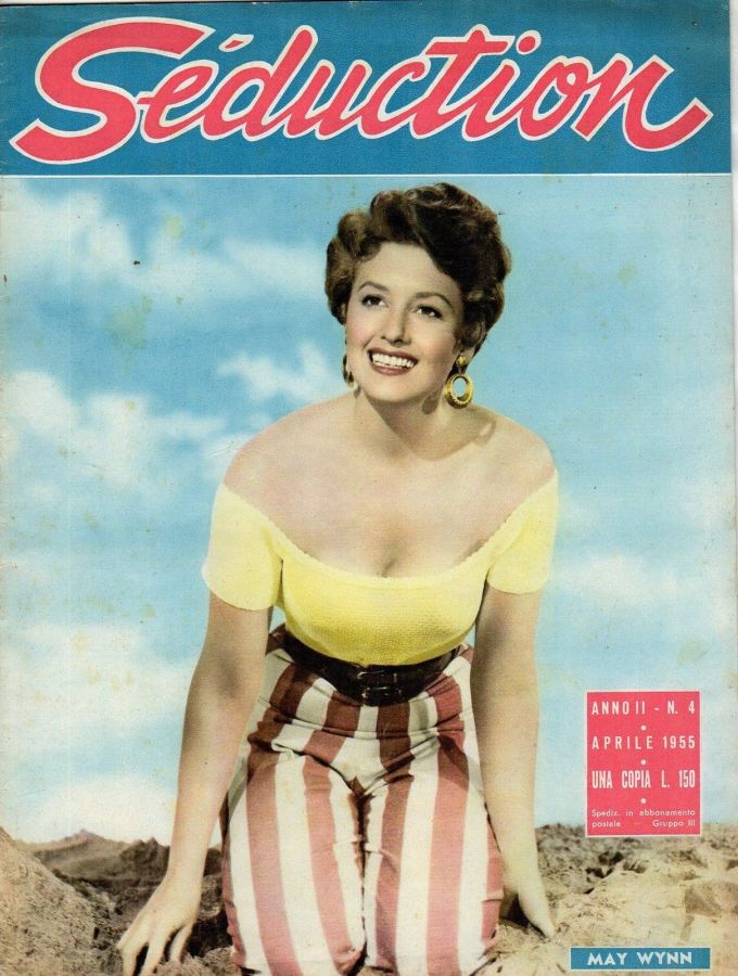 SEDUCTION (ITALY) magazine side cover Issue 4  April 1955