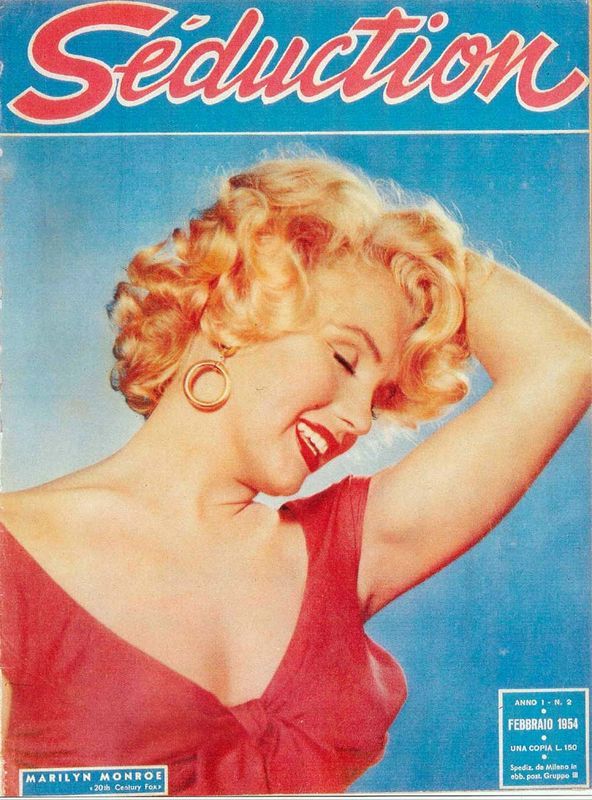 SEDUCTION (ITALY) magazine side cover Issue 2 February 1954