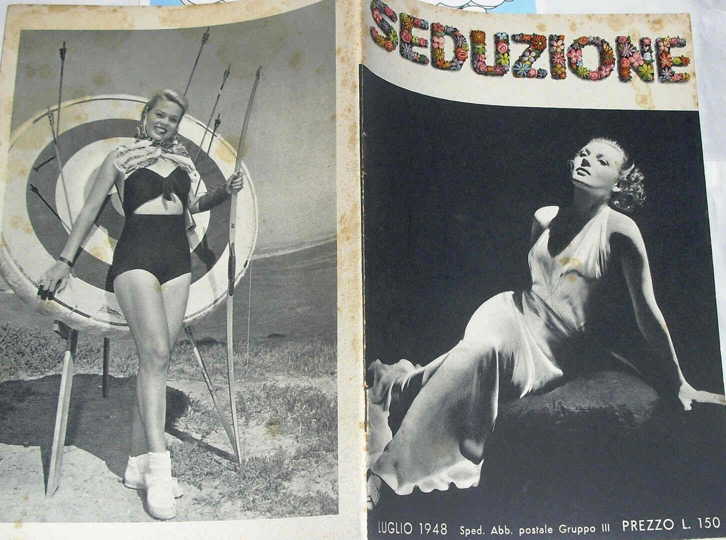 SEDUZIONE magazine side cover July 1948