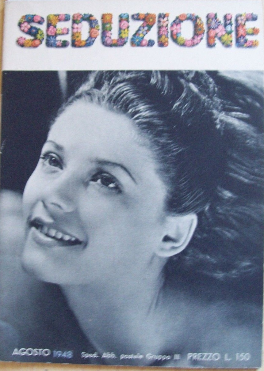 SEDUZIONE magazine side cover August 1948
