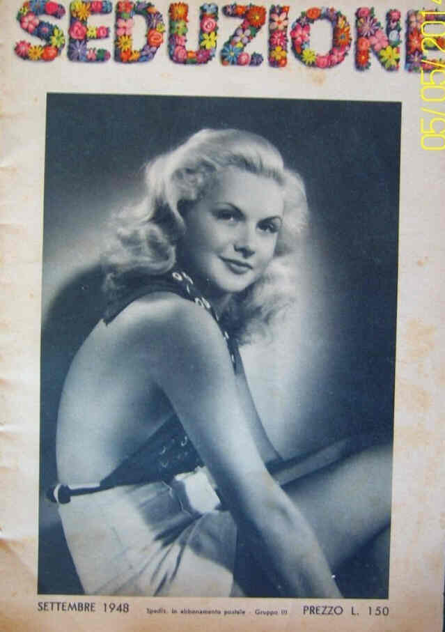 SEDUZIONE magazine side cover September 1948