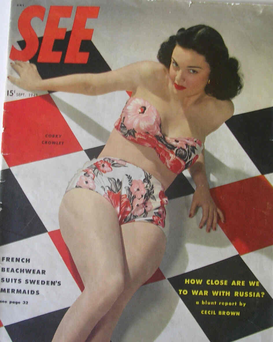 SEE (40s-50s) magazine side cover September 1948