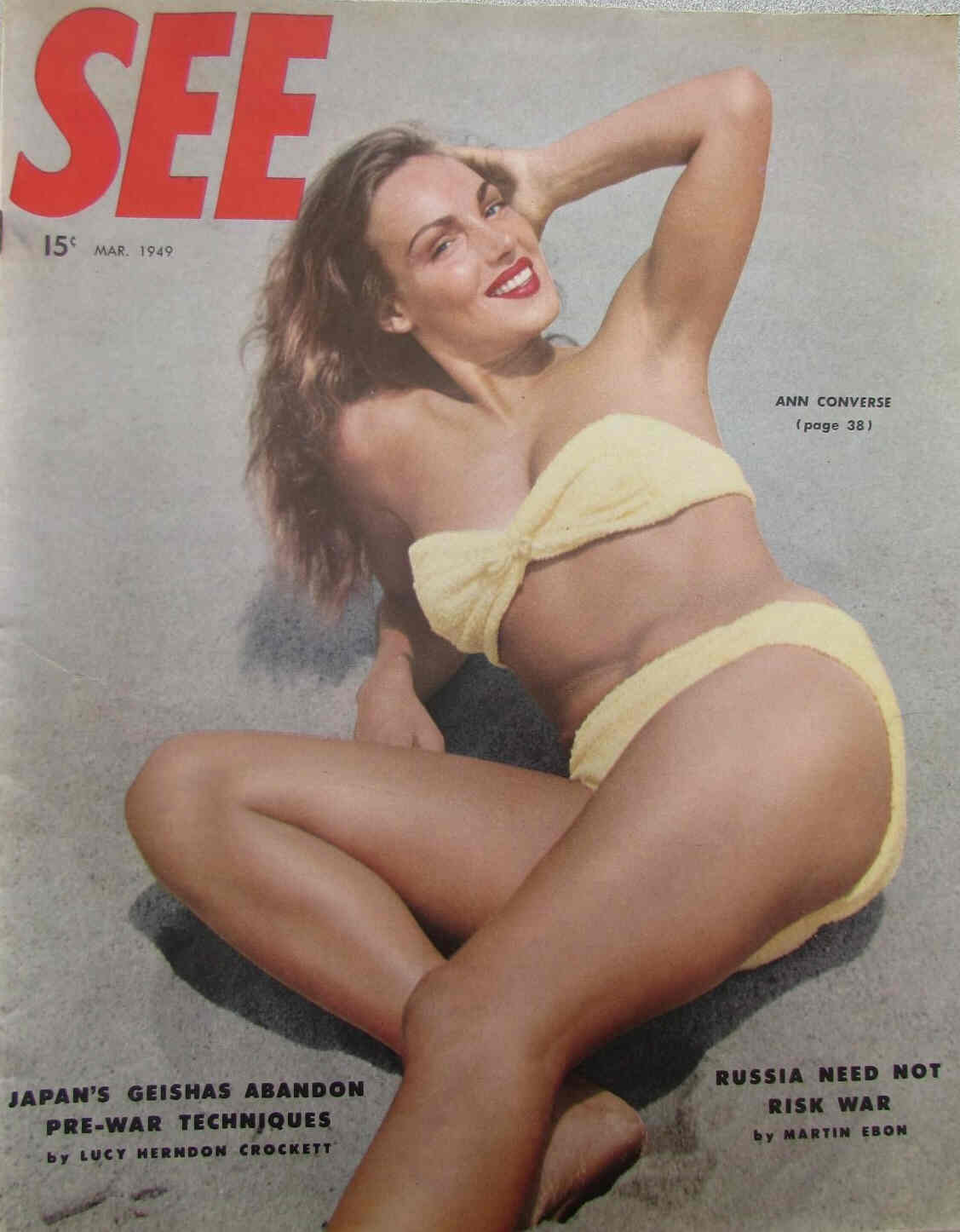 SEE (40s-50s) magazine side cover March 1949