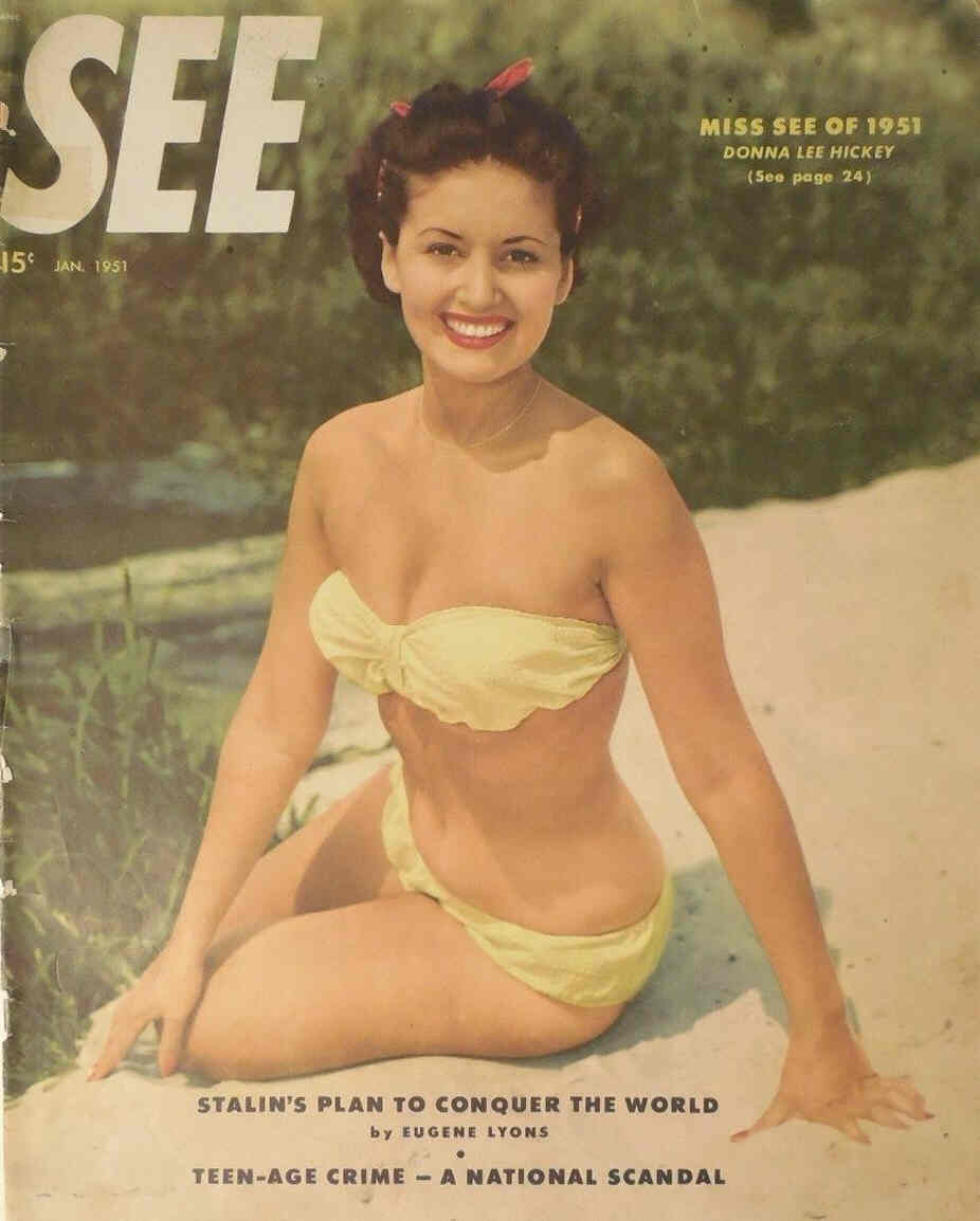 SEE (40s-50s) magazine side cover January 1951