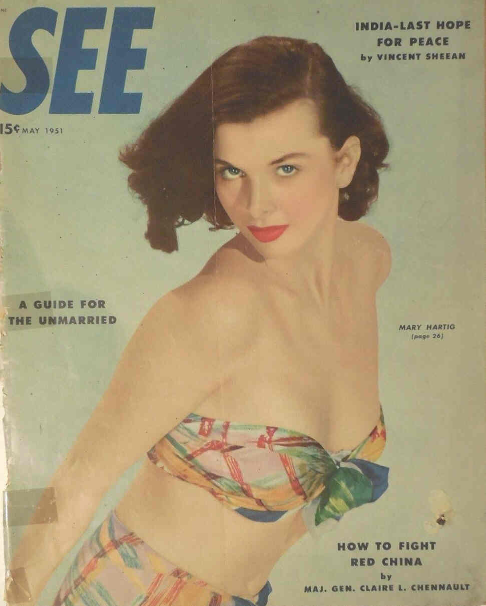 SEE (40s-50s) magazine side cover May 1951