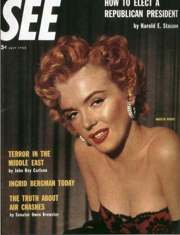 SEE (40s-50s) magazine side cover July 1952
