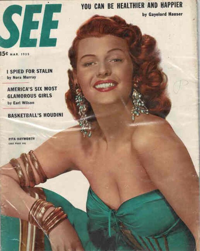 SEE (40s-50s) magazine side cover March 1953