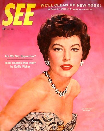 SEE (40s-50s) magazine side cover May 1954