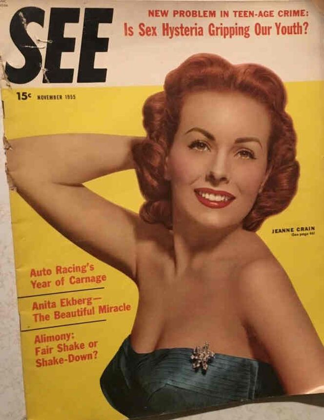 SEE (40s-50s) magazine side cover November 1955