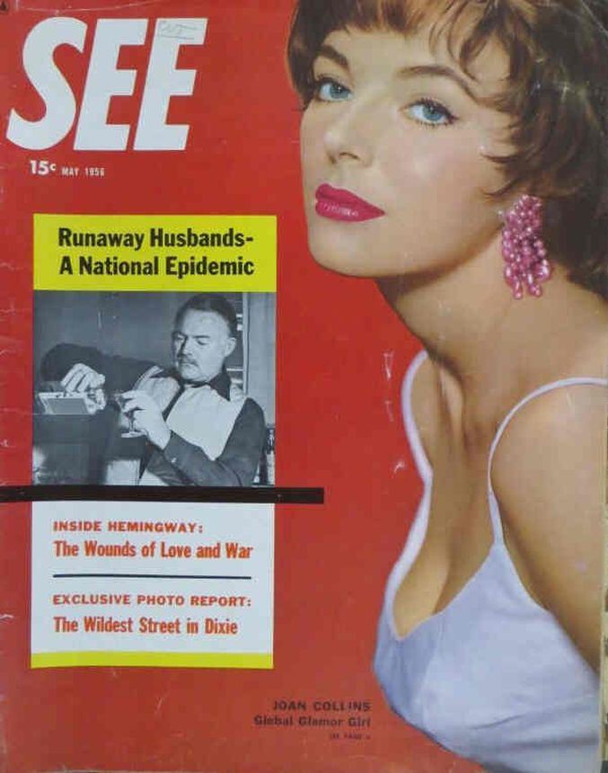 SEE (40s-50s) magazine side cover May 1956