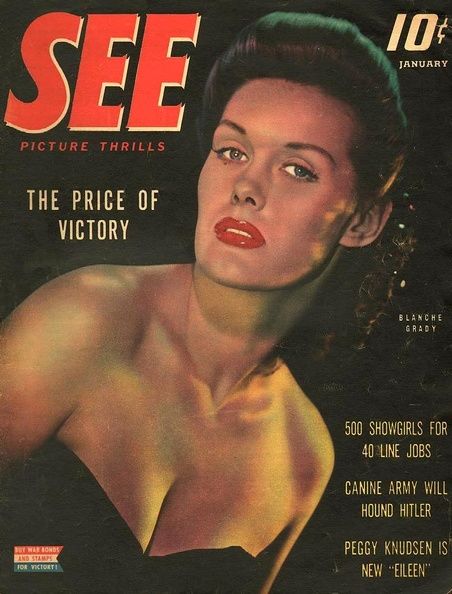 SEE (40s-50s) magazine side cover  January 1943