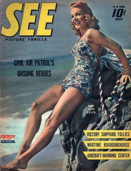 SEE (40s-50s) magazine side cover  July 1943