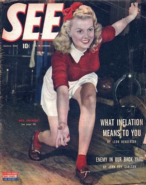 SEE (40s-50s) magazine side cover  March 1944