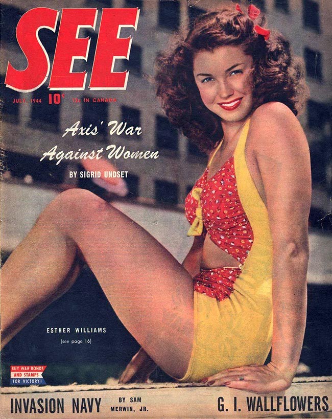SEE (40s-50s) magazine side cover  July 1944