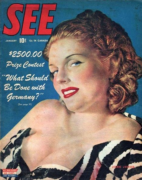 SEE (40s-50s) magazine side cover  January 1945