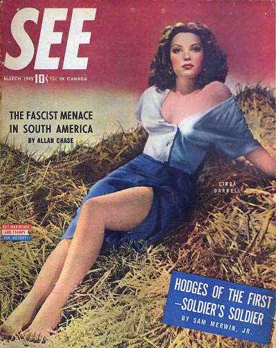 SEE (40s-50s) magazine side cover  March 1945