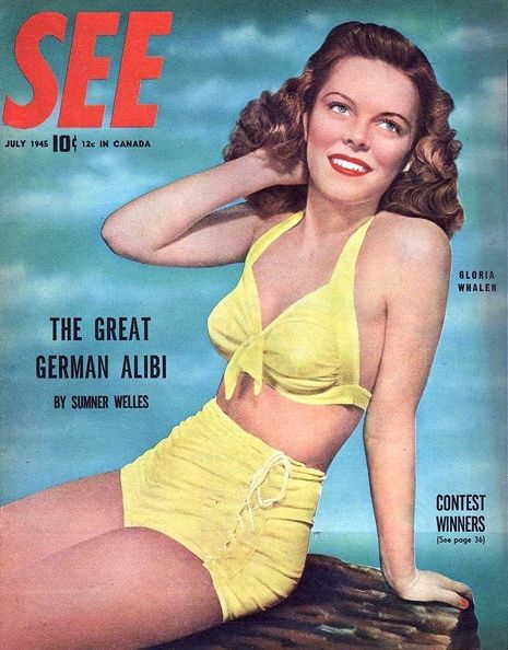 SEE (40s-50s) magazine side cover July 1945