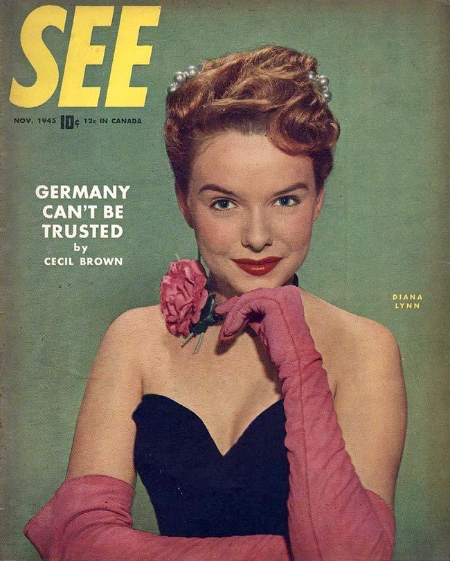 SEE (40s-50s) magazine side cover  November 1945