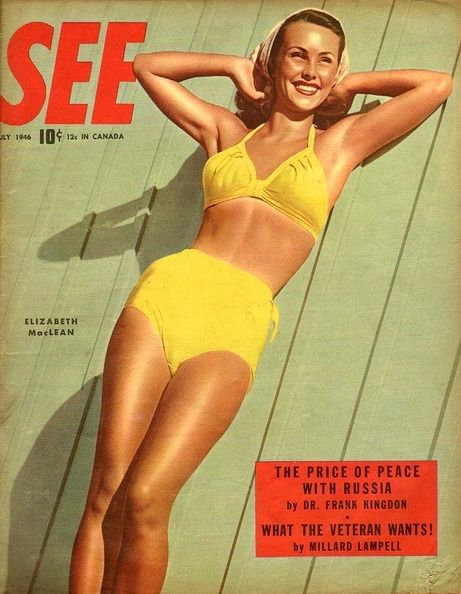 SEE (40s-50s) magazine side cover  July 1946