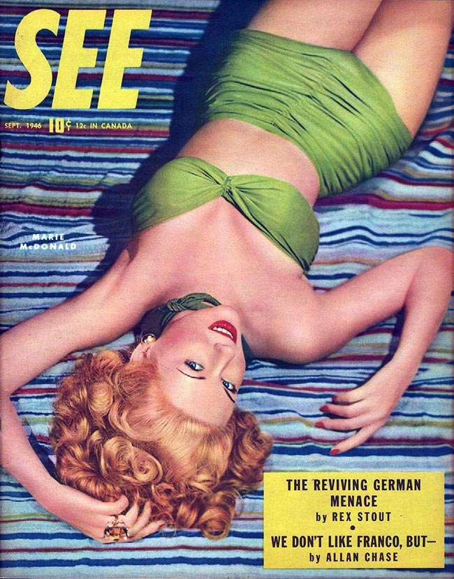 SEE (40s-50s) magazine side cover  September 1946
