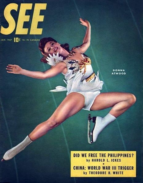 SEE (40s-50s) magazine side cover  January 1947