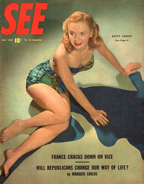 SEE (40s-50s) magazine side cover  May 1947