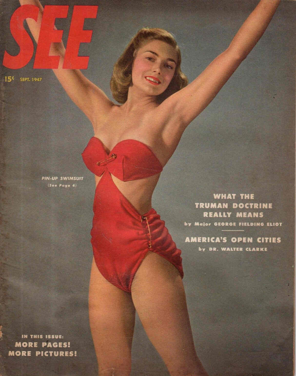 SEE (40s-50s) magazine side cover September 1947