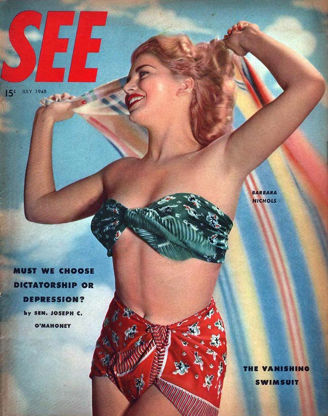 SEE (40s-50s) magazine side cover  July 1948