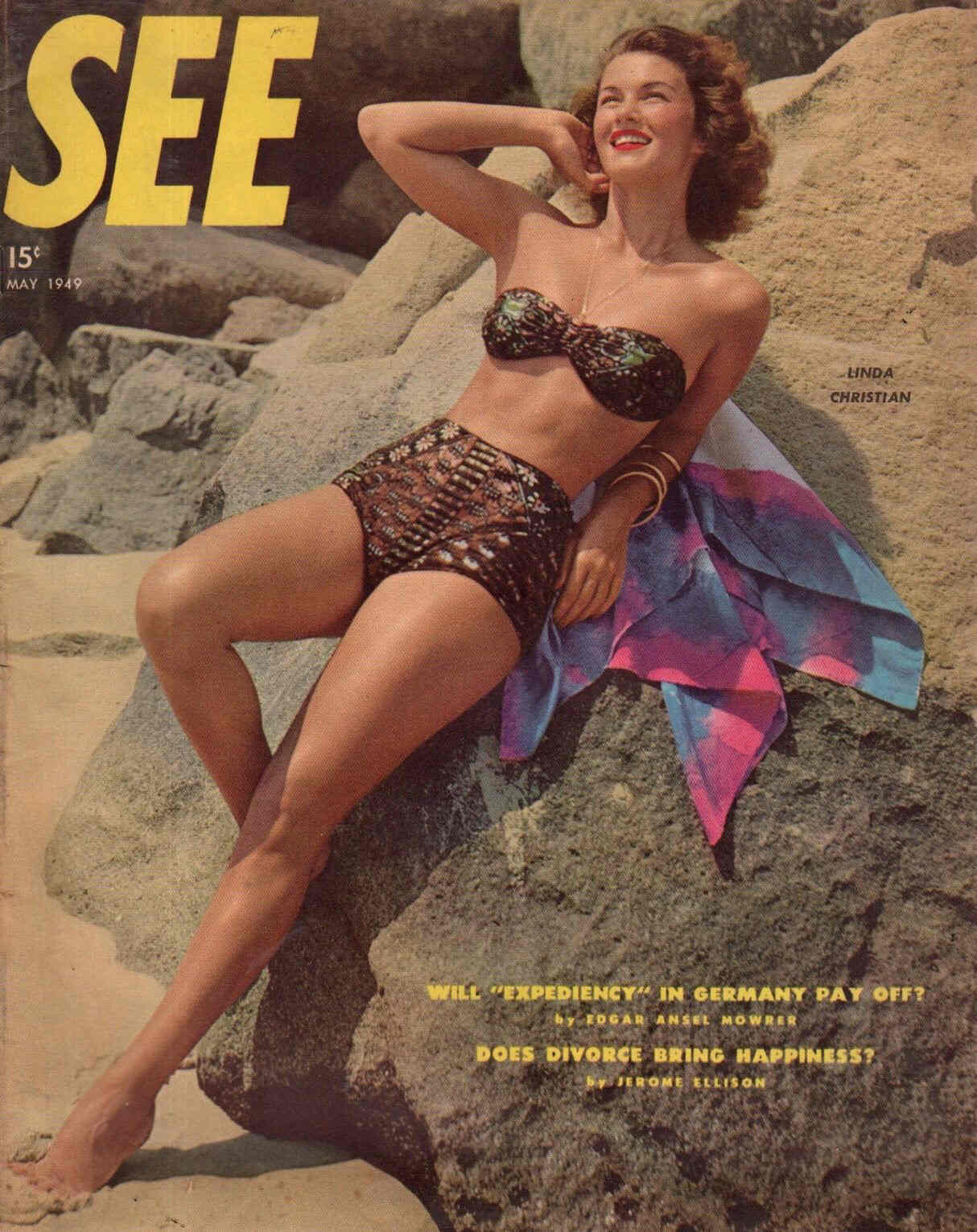 SEE (40s-50s) magazine side cover May 1949