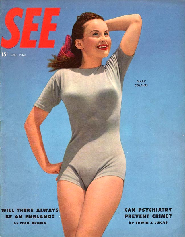 SEE (40s-50s) magazine side cover  January 1950