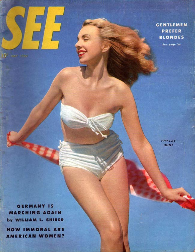 SEE (40s-50s) magazine side cover  May 1950