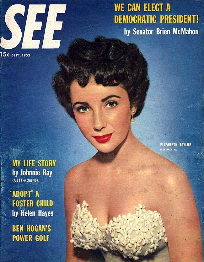 SEE (40s-50s) magazine side cover  September 1952