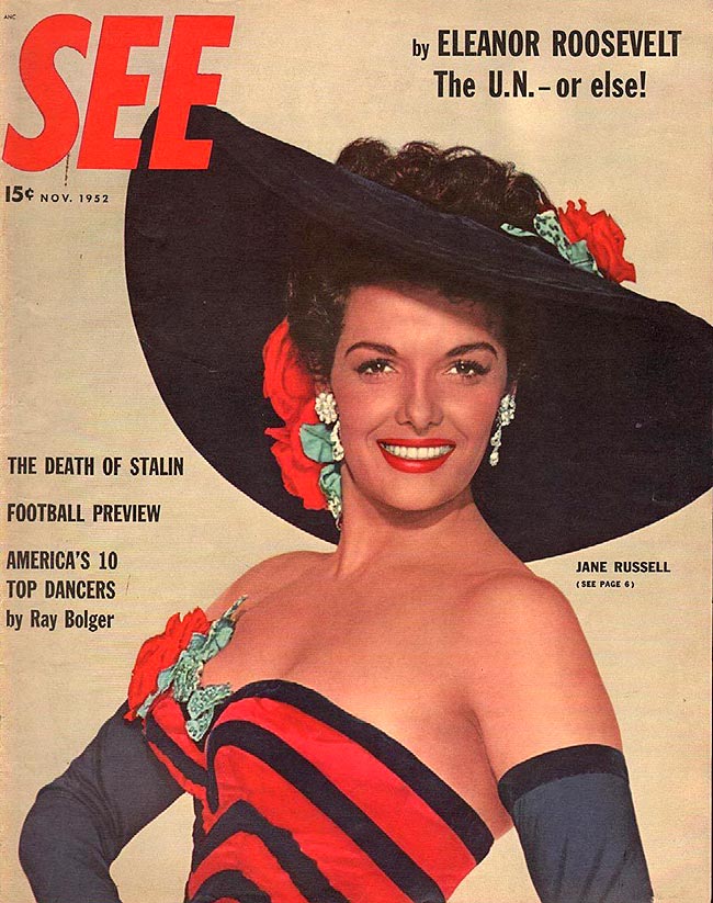 SEE (40s-50s) magazine side cover  November 1952