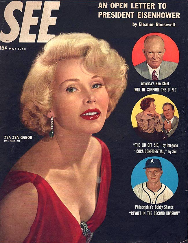 SEE (40s-50s) magazine side cover  May 1953