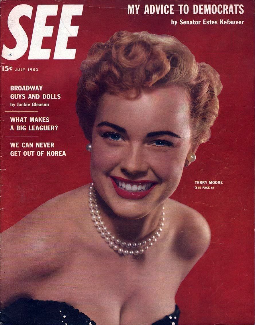 SEE (40s-50s) magazine side cover  July 1953