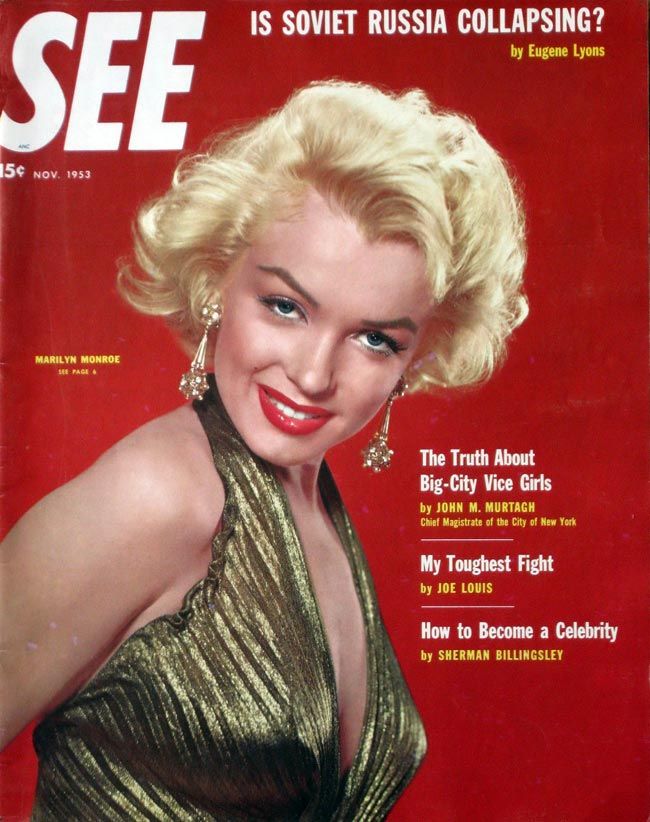 SEE (40s-50s) magazine side cover November 1953