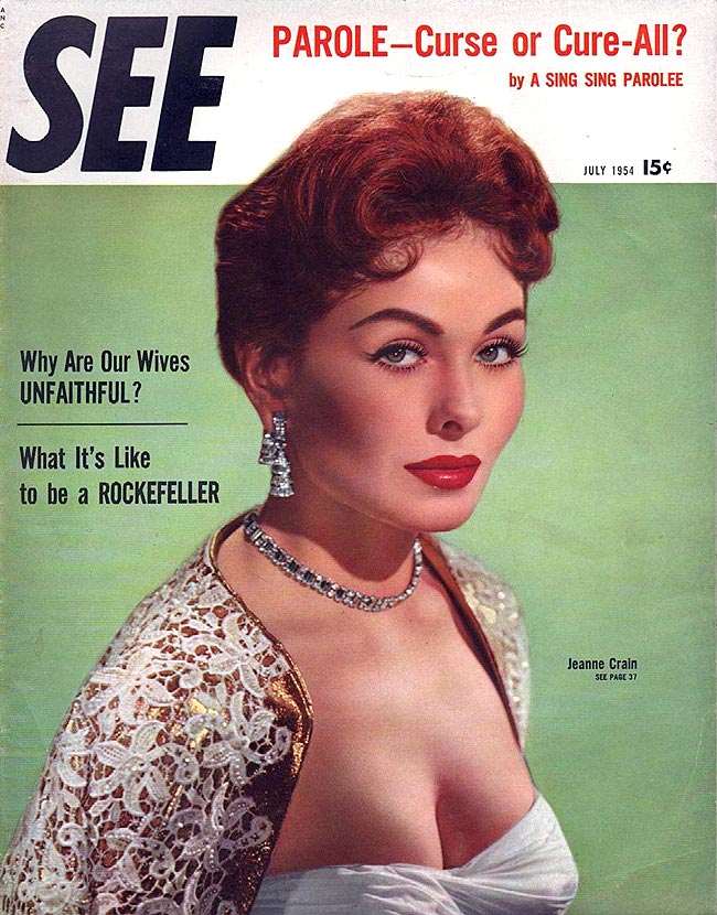 SEE (40s-50s) magazine side cover July 1954