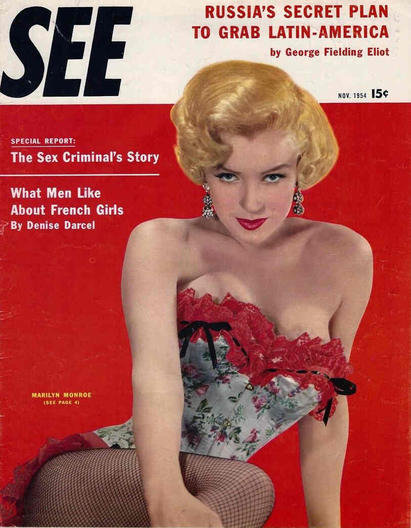 SEE (40s-50s) magazine side cover November 1954