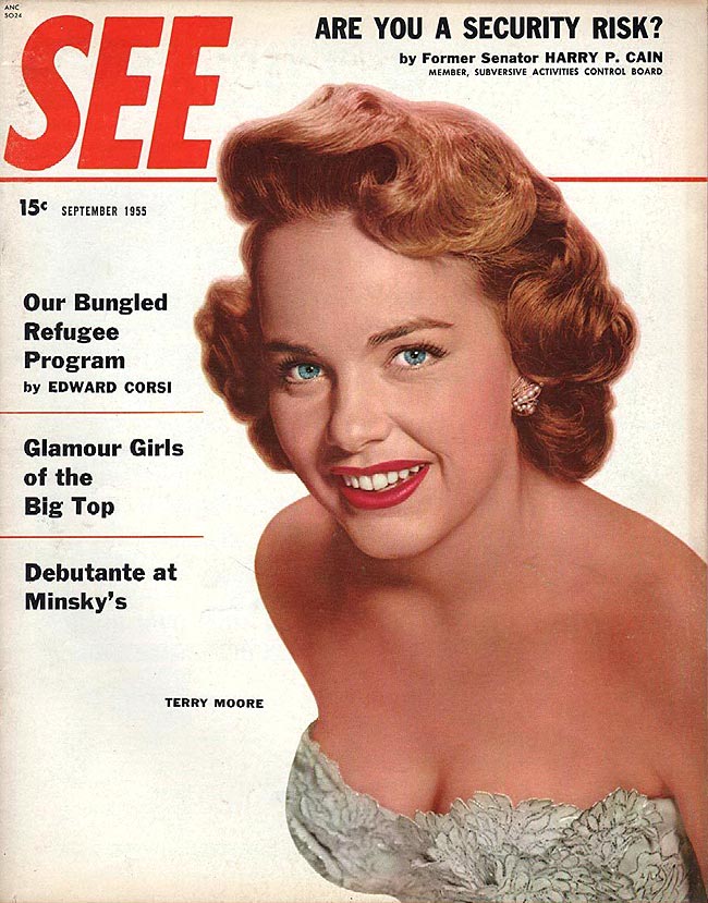 SEE (40s-50s) magazine side cover September 1955