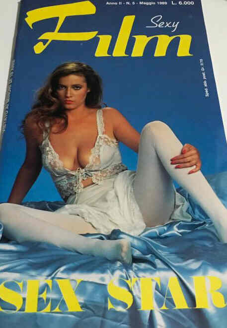 SEXY FILM (80s) magazine side cover Issue 5  May 1989