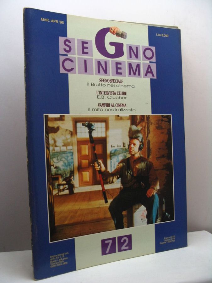 SEGNOCINEMA magazine side cover Issue 72  March- January 1995