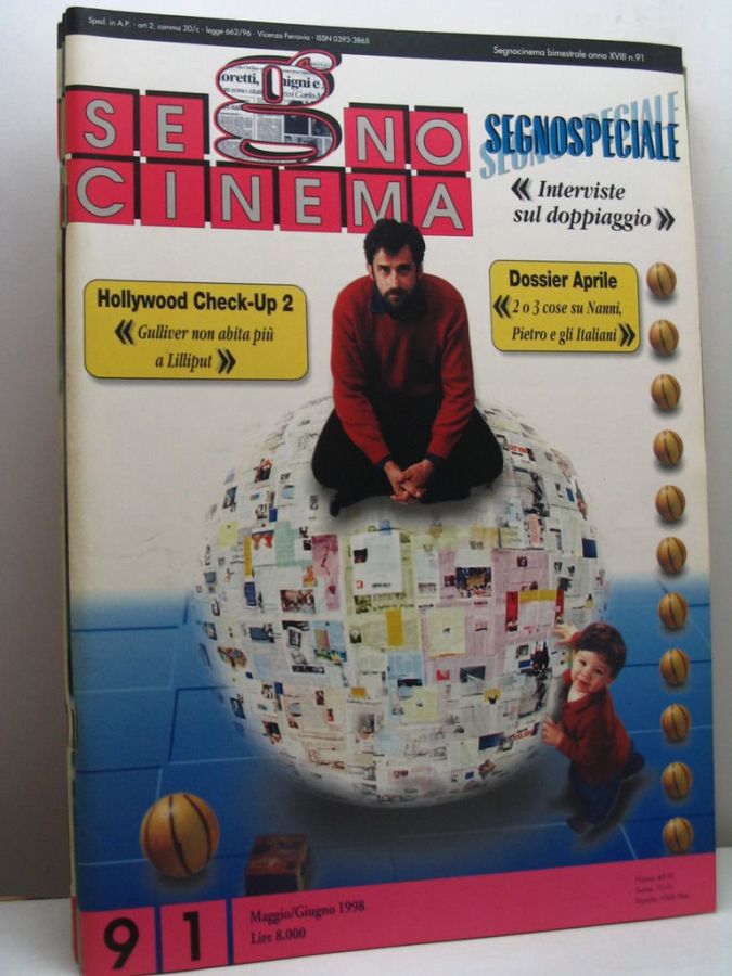 SEGNOCINEMA magazine side cover Issue 91  May- January 1998