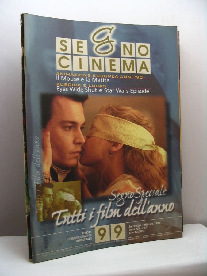 SEGNOCINEMA magazine side cover Issue 99  September- October 1999