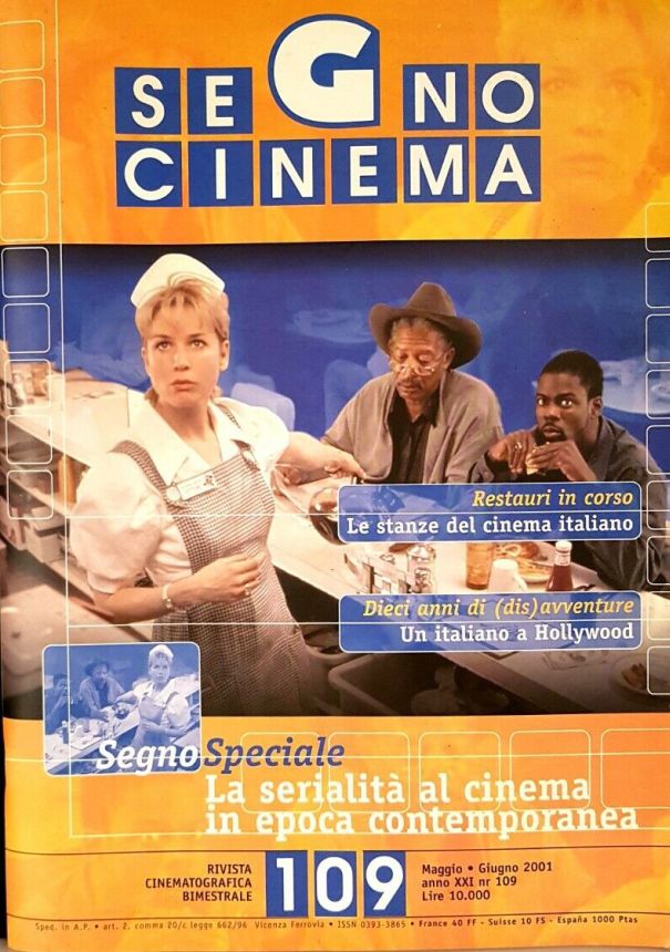 SEGNOCINEMA magazine side cover Issue 109  May/June 2001