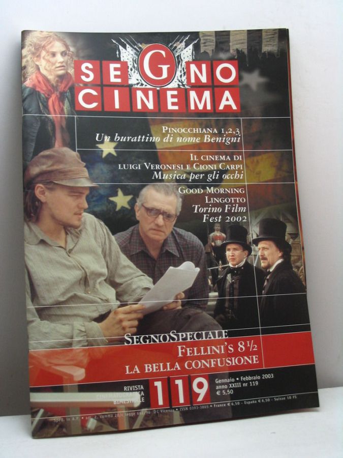 SEGNOCINEMA magazine side cover Issue 119  January- January 2003