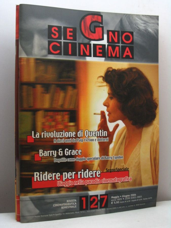 SEGNOCINEMA magazine side cover Issue 127  May- January 2004