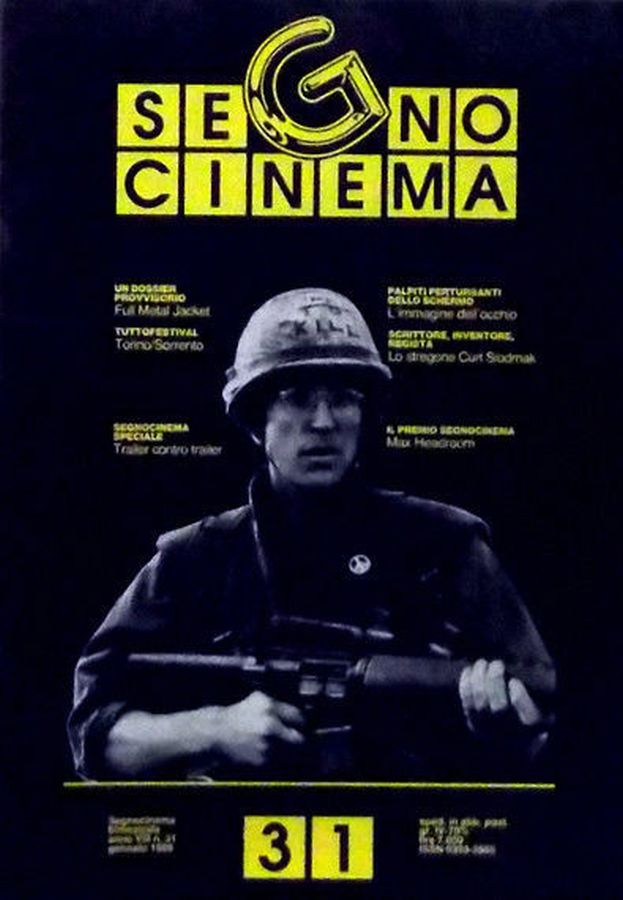 SEGNOCINEMA magazine side cover Issue 31  December 1987