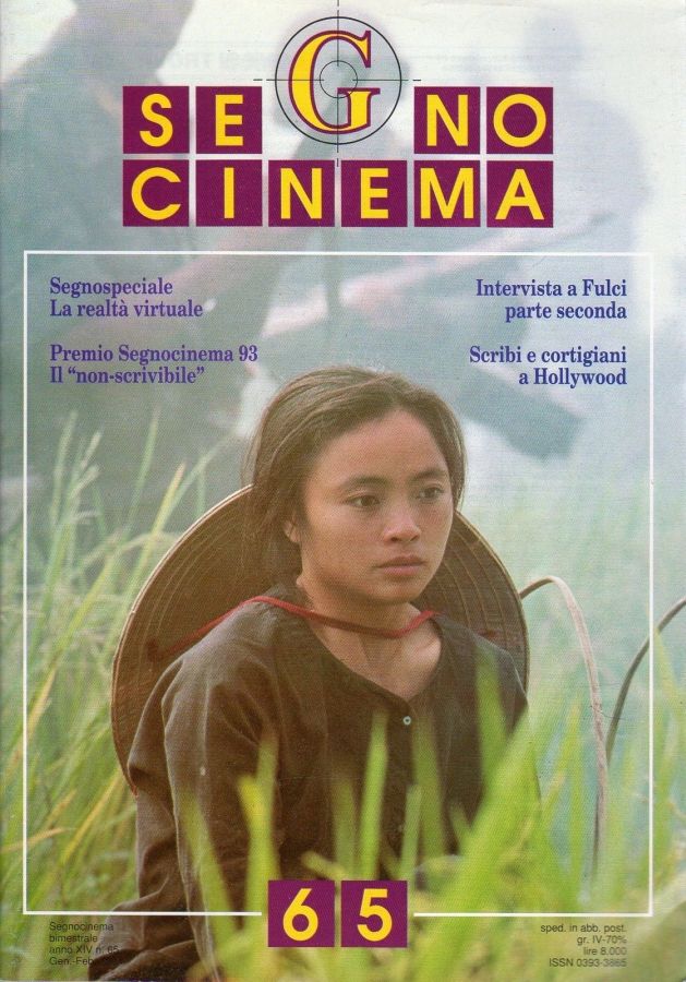 SEGNOCINEMA magazine side cover Issue 65 January/February 1994