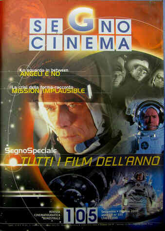 SEGNOCINEMA magazine side cover Issue 105 October 2000