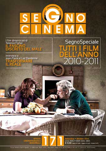 SEGNOCINEMA magazine side cover Issue 171 September 2011